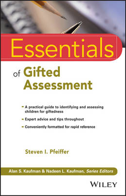 Book cover for Essentials of Gifted Assessment