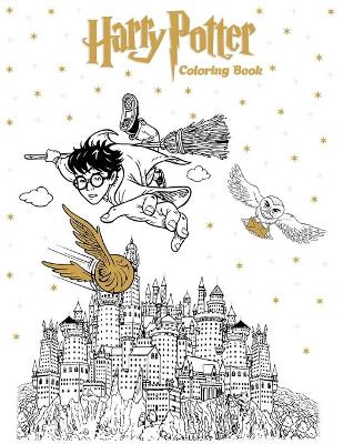 Book cover for Harry Potter Coloring Book