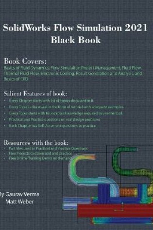 Cover of SolidWorks Flow Simulation 2021 Black Book