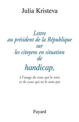 Book cover for Lettre Au President de la Republique Sur Les Citoyens En Situation de Handicap,