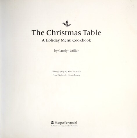 Book cover for The Christmas Table