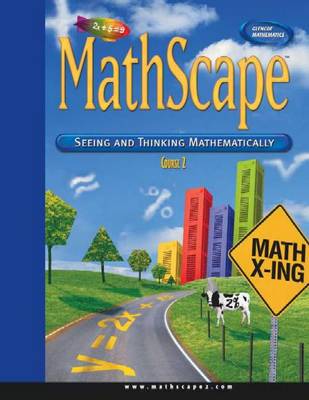 Cover of Mathscape: Seeing and Thinking Mathematically, Course 2, Student Modular Pack