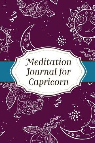 Cover of Meditation Journal for Capricorn