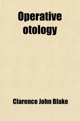 Book cover for Operative Otology