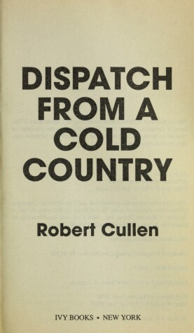 Book cover for Dispatch from a Cold Country