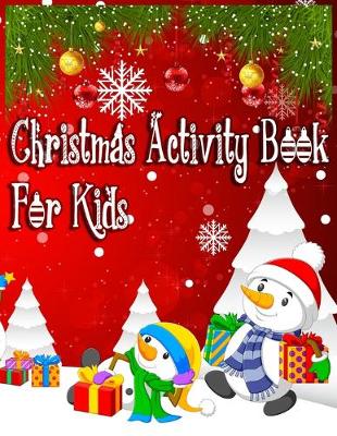 Book cover for Christmas Activity Book For kids