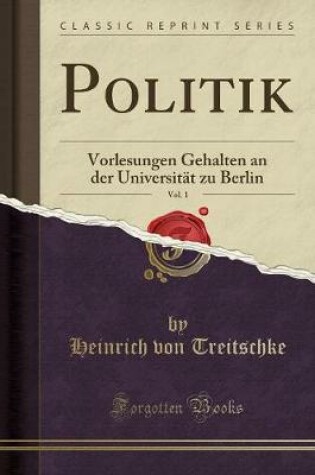 Cover of Politik, Vol. 1