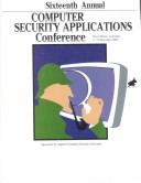 Book cover for Computer Security Applications