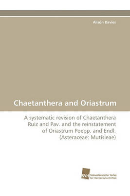 Book cover for Chaetanthera and Oriastrum