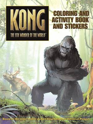 Book cover for King Kong Coloring and Activity Book and Stickers