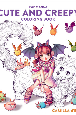 Cover of Pop Manga Cute and Creepy Coloring Book