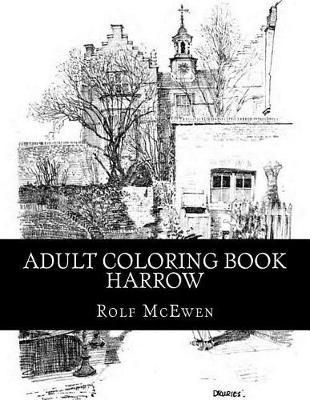 Book cover for Adult Coloring Book - Harrow