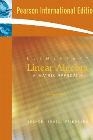 Cover of Elementary Linear Algebra