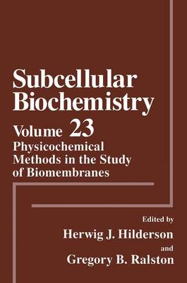 Cover of Physicochemical Methods in the Study of Biomembranes