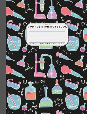 Book cover for Wide Ruled Composition Notebook Science