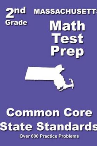 Cover of Massachusetts 2nd Grade Math Test Prep