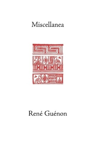 Cover of Miscellanea