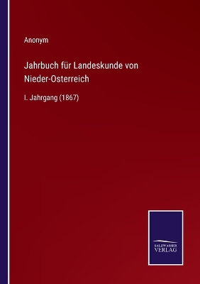 Book cover for Jahrbuch für Landeskunde von Nieder-Osterreich