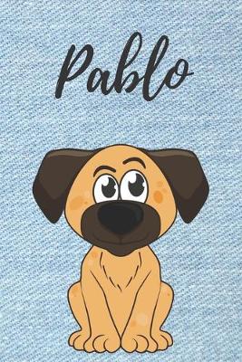 Book cover for personalisiertes Notizbuch Hunde / Malbuch / Tagebuch / Journal / DIN A5 / Geschenk Pablo