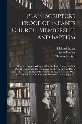 Book cover for Plain Scripture Proof of Infants Church-membership and Baptism