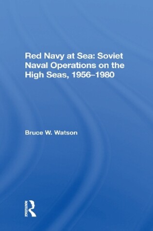 Cover of Red Navy At Sea