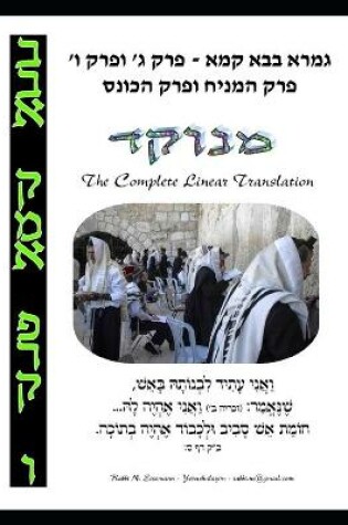 Cover of Gemora Bava Kama - HaKones & HaMeiniach - The Complete Linear Translation