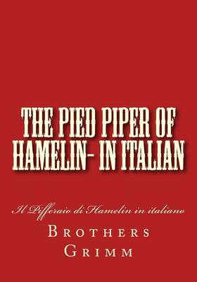 Book cover for The Pied Piper of Hamelin- in Italian