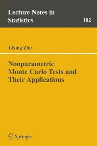 Cover of Nonparametric Monte Carlo Tests and Their Applications