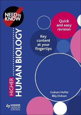 Book cover for Need to Know: Higher Human Biology