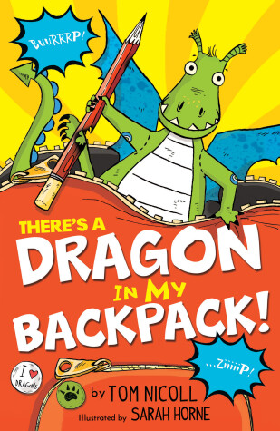 Book cover for There's a Dragon in my Backpack!