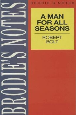 Cover of Bolt: A Man For All Seasons