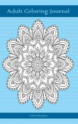 Book cover for Adult Coloring Journal (blue edition)