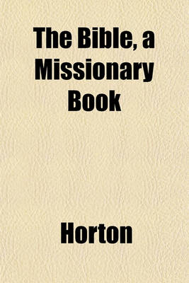 Book cover for The Bible, a Missionary Book