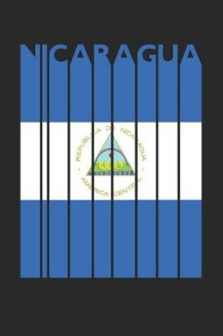 Cover of Vintage Nicaragua Notebook - Retro Nicaragua Planner - Nicaraguan Flag Diary - Nicaragua Travel Journal