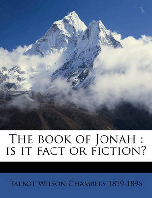 Book cover for The Book of Jonah