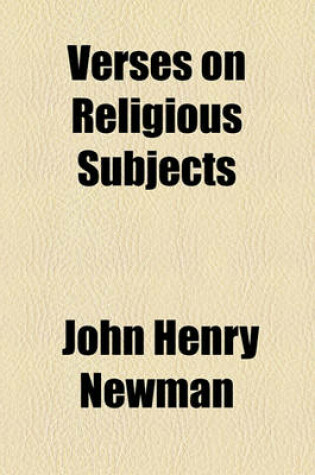 Cover of Verses on Religious Subjects