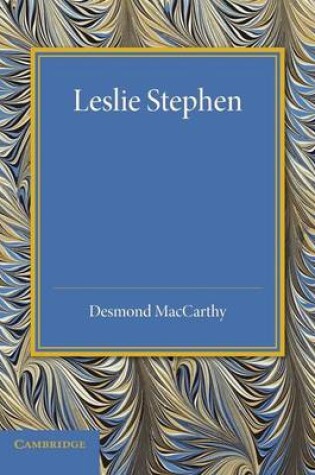 Cover of Leslie Stephen