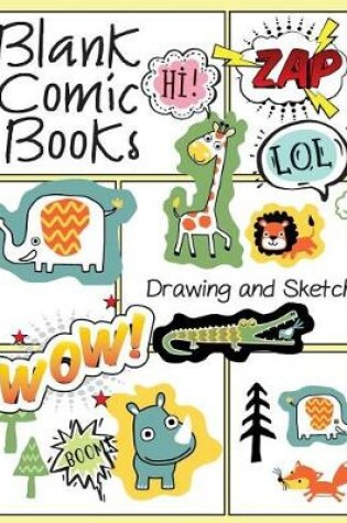 Cover of Blank Comic Books Drawing and Sketch