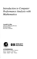 Book cover for Introduction to Computer Performance Analysis with Mathematica