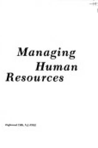 Cover of Managing Human Resources