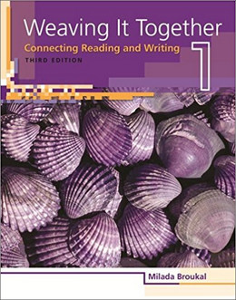 Book cover for Weaving It Together - Book 1 - Student Book - Connecting Reading and Writing