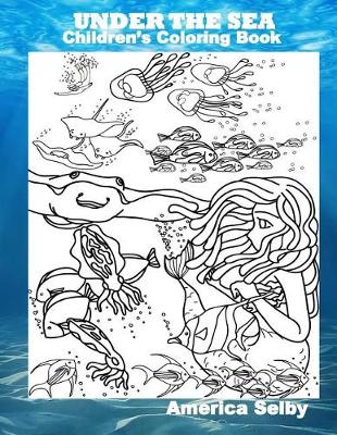 Book cover for Under the Sea Children's Coloring Book