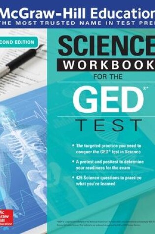 Cover of McGraw-Hill Education Science Workbook for the GED Test, Second Edition
