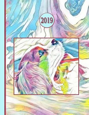 Cover of 2019 Planner; Dog Opal