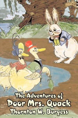 Book cover for The Adventures of Poor Mrs. Quack by Thornton Burgess, Fiction, Animals, Fantasy & Magic