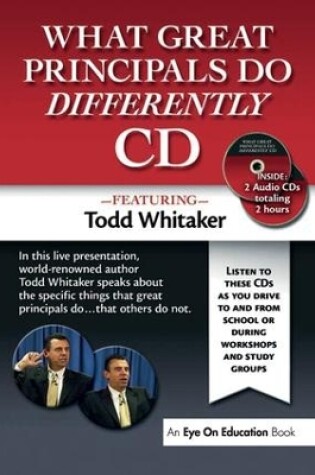 Cover of What Great Principals Do Differently Audio CD