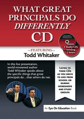 Book cover for What Great Principals Do Differently Audio CD