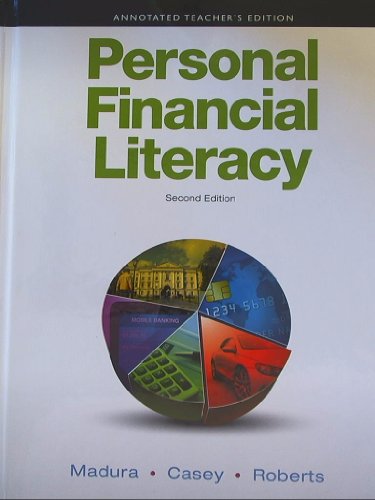 Book cover for Annotated Teacher's Edition for Personal Financial Literacy