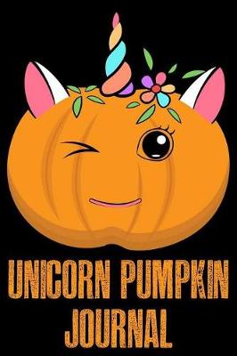 Book cover for Unicorn Pumpkin Journal