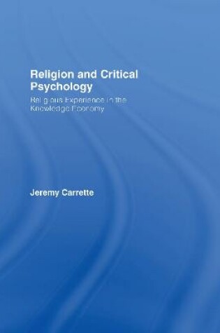 Cover of Religion and Critical Psychology